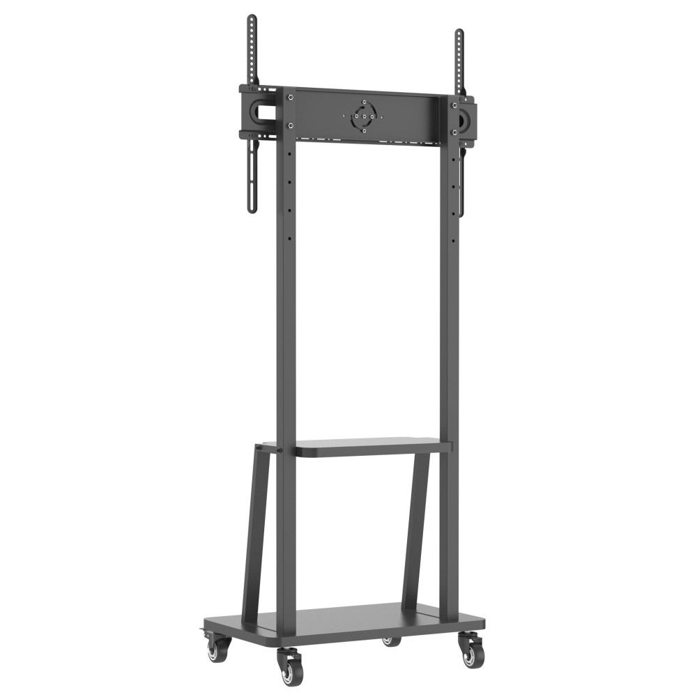 Techly Floor Stand with Shelf for 32-70 LCD/LED/Plasma TV