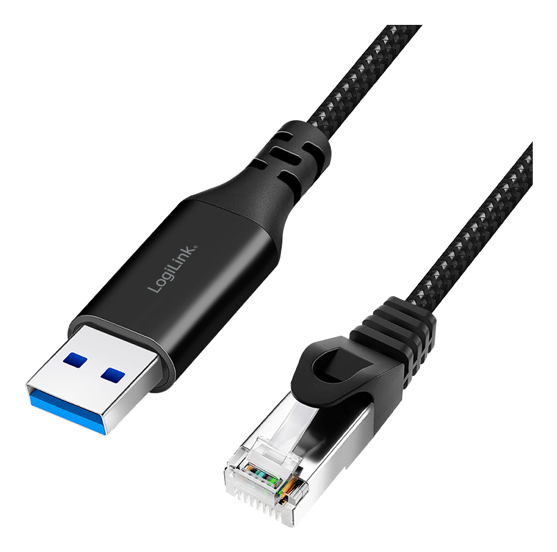 LogiLink CU0402 cable de red Negro 2 m Cat6 S/FTP (S-STP) Alrededor