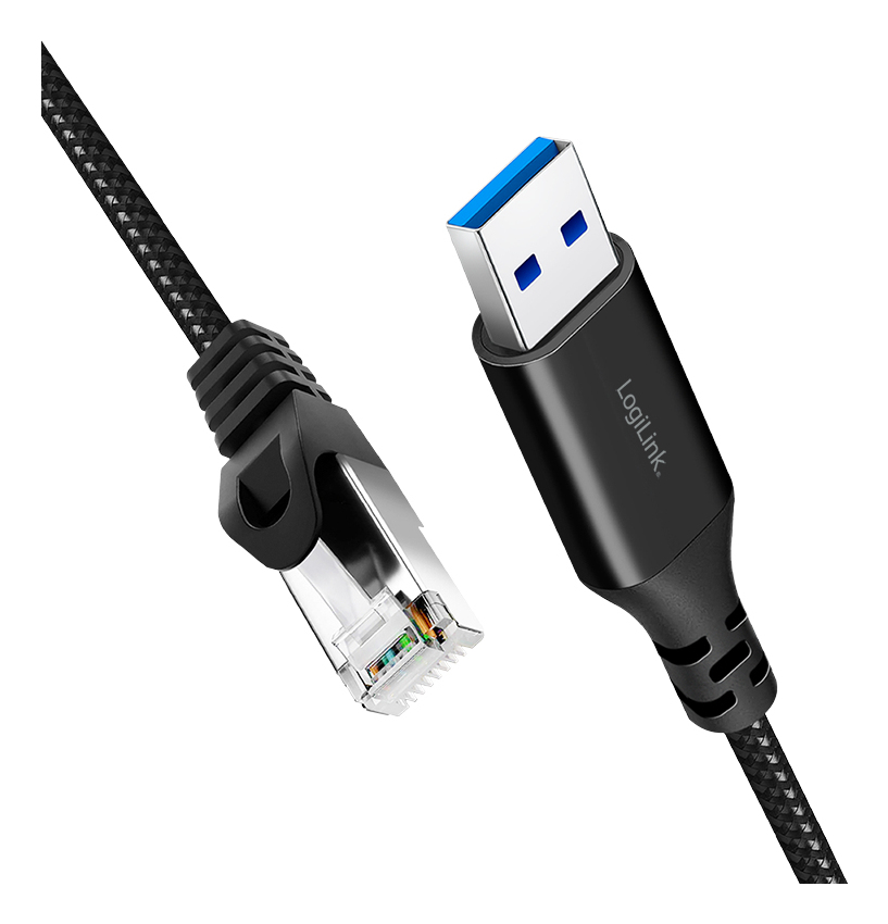 LogiLink CU0402 cable de red Negro 2 m Cat6 S/FTP (S-STP) Alrededor