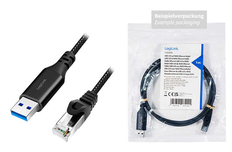 LogiLink CU0402 cable de red Negro 2 m Cat6 S/FTP (S-STP) Alrededor