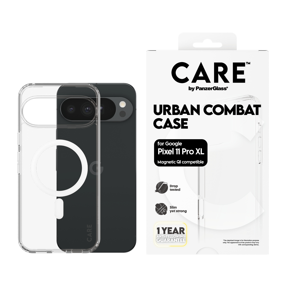 PanzerGlass Care by Urban Combat Case w. Qi Google Pixel 11 Pro XL