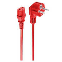 shiverpeaks BS09-05054 Rosso 5 m CEE7/7 Accoppiatore C13