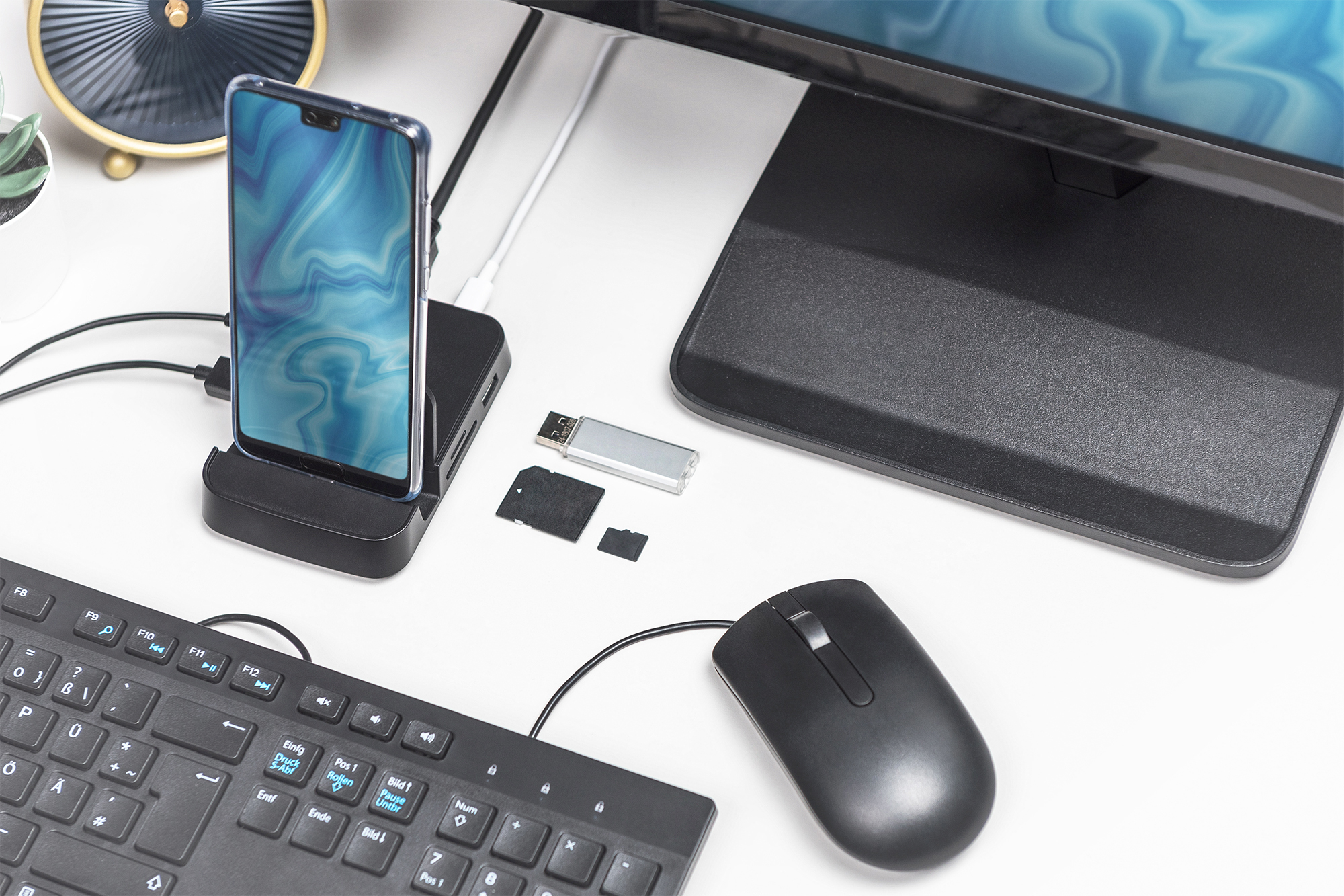 Digitus Estacin de acoplamiento para smartphone USB-C , 7 puertos