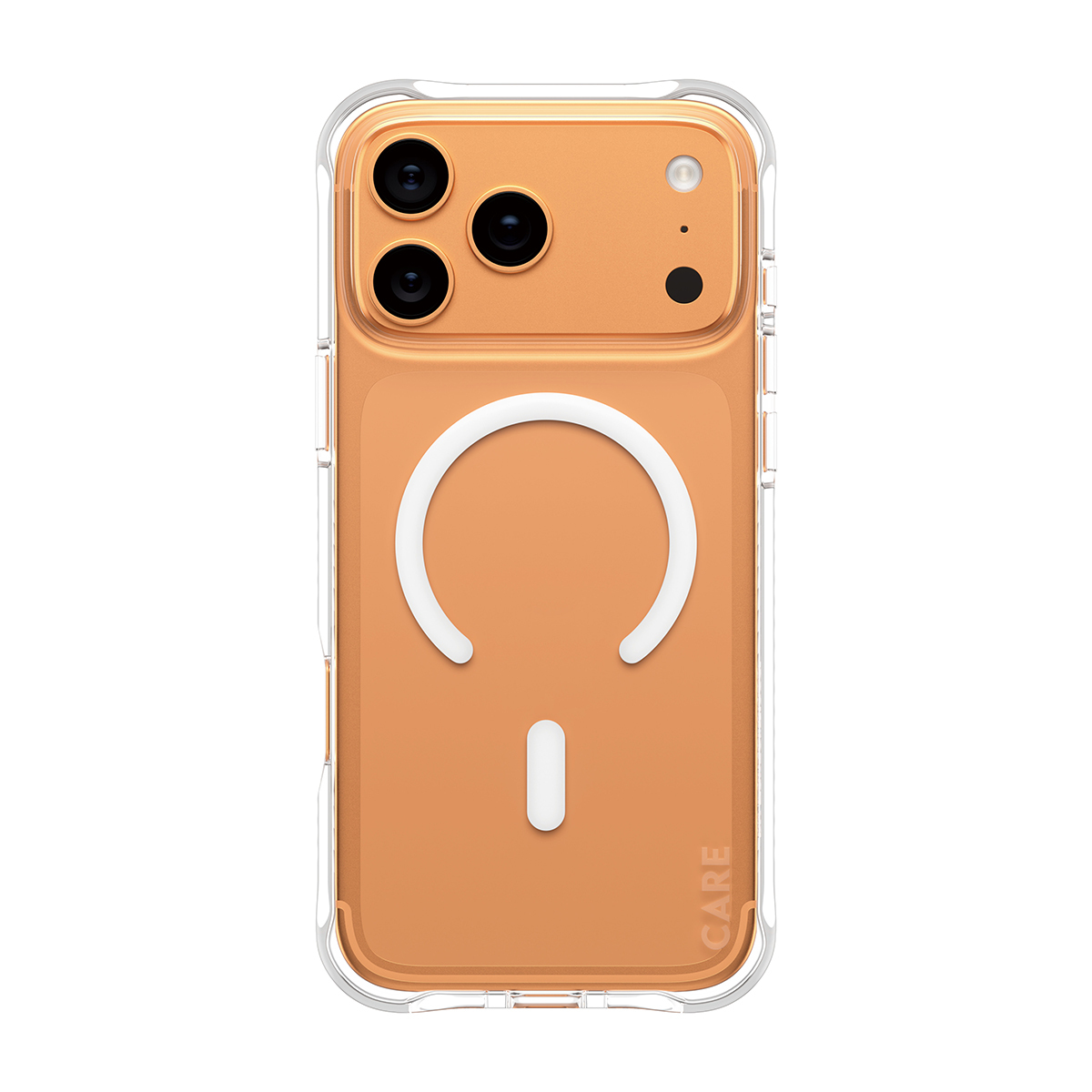 PanzerGlass CARE by � Fashionable Case Samba Transparent w. White MagSafe iPhone 17 Pro Max