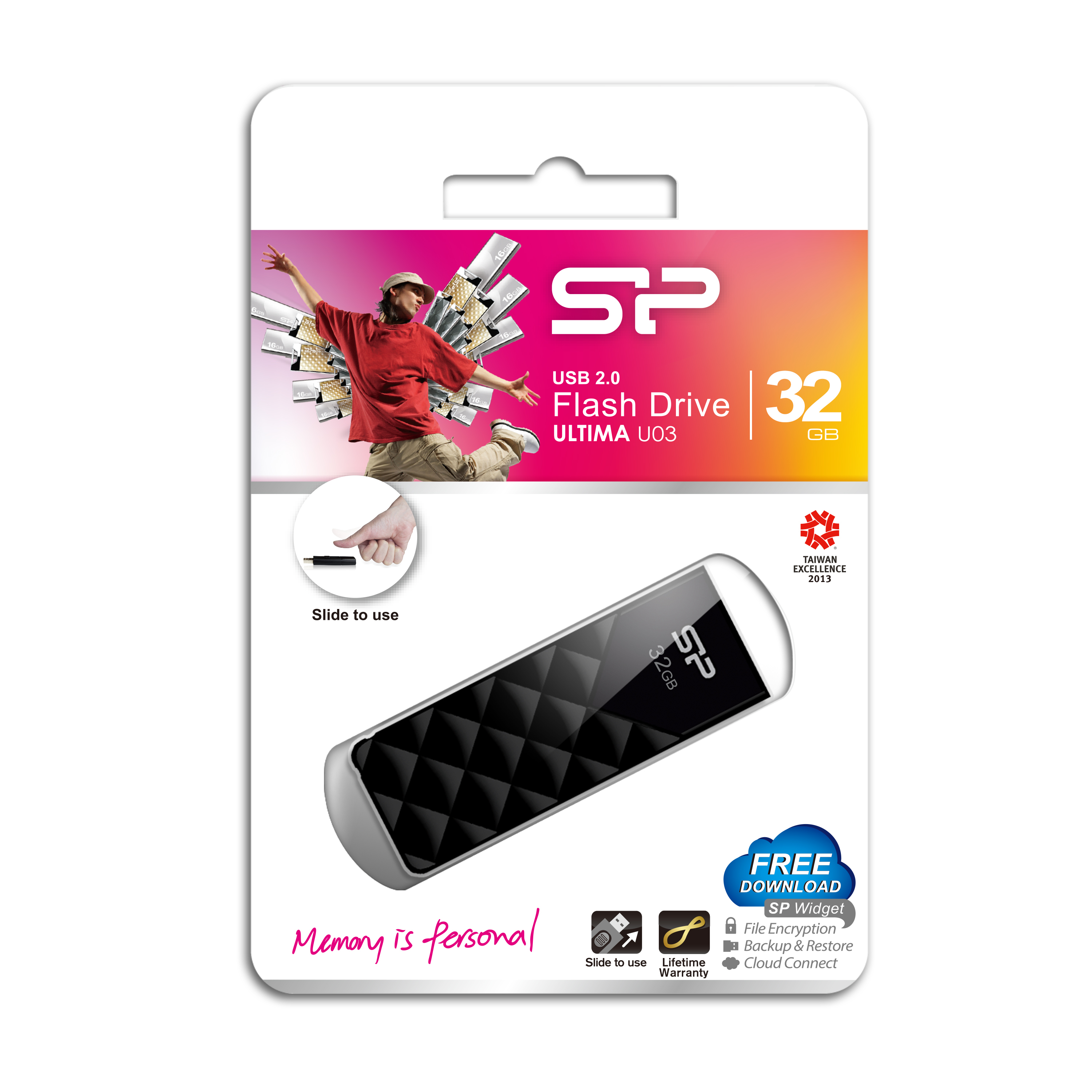 Silicon Power Ultima U03 USB flash drive 32 GB USB Type-A 2.0 Black