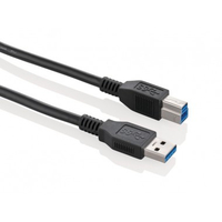 Fujitsu USB-B - USB A cable USB 2 m USB 3.2 Gen 1 (3.1 Gen 1) USB B Negro