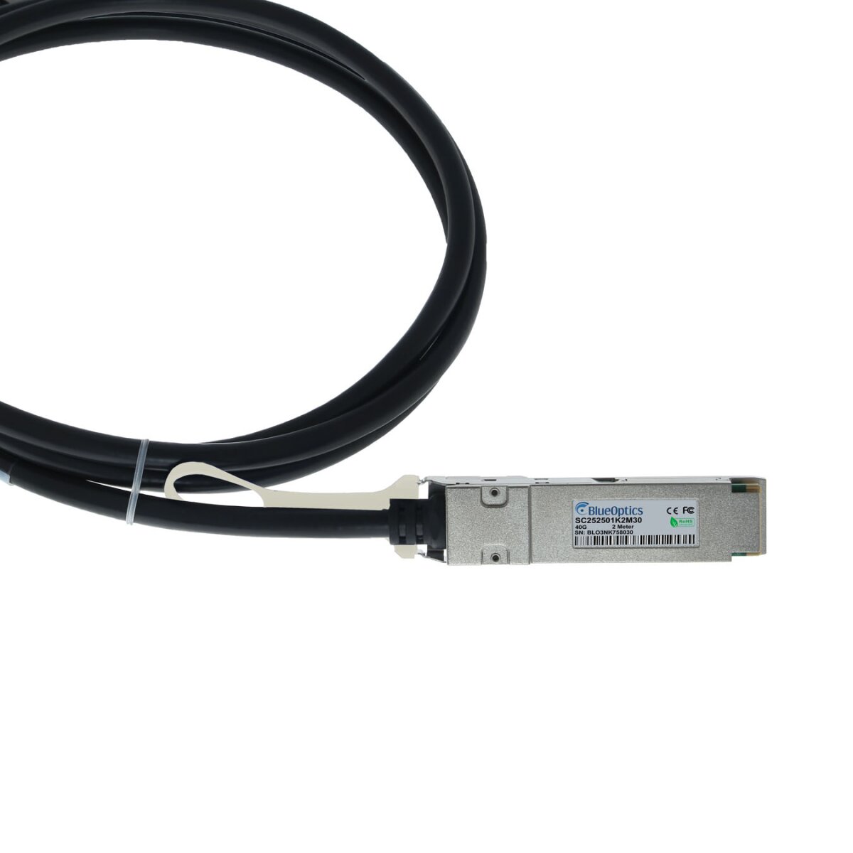BlueOptics Palo Alto Networks PAN-QSFP-DAC-2M BlueLAN QSFP Direct Attach Kabel, 40GBASE-CR4, 30AWG, 2 Meter
