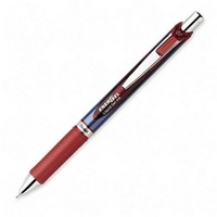Pentel Energel XM Klick Bolgrafo retrctil con clip Rojo 12 pieza(s)