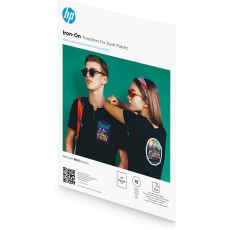 HP Carta per trasferimenti a caldo su tessuti scuri, A4 (210 x 297 mm), 10 fogli