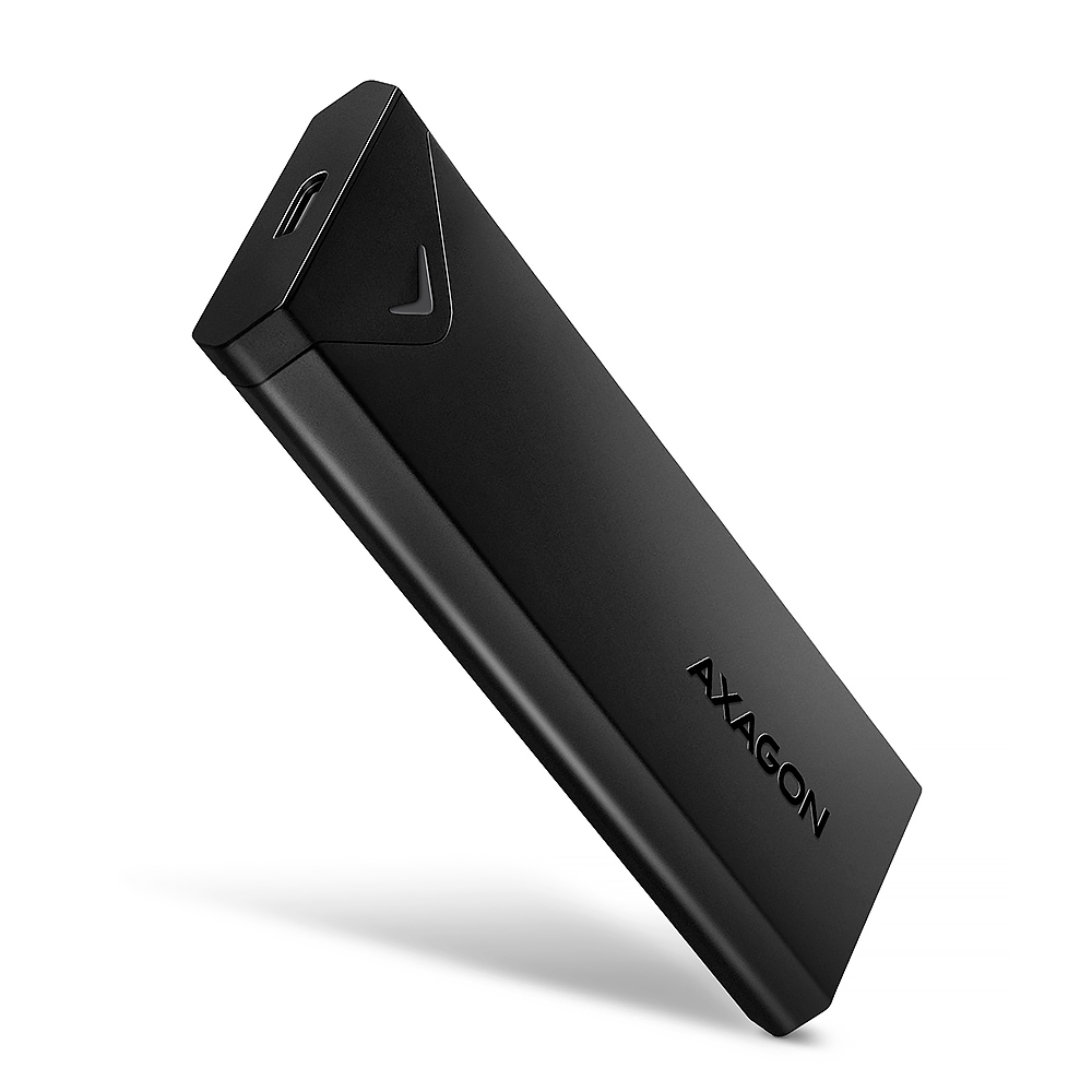 Axagon EEM2-UB2 caja para disco duro externo Caja externa para unidad de estado slido (SSD) Negro M.2