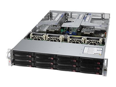 Supermicro ULTRA SuperServer SYS-620U-TNR - Server - Rack-Montage - 2U - zweiweg - keine CPU - RAM 0 GB - SATA/PCI Express - Hot-Swap 8.9 cm (3.5)