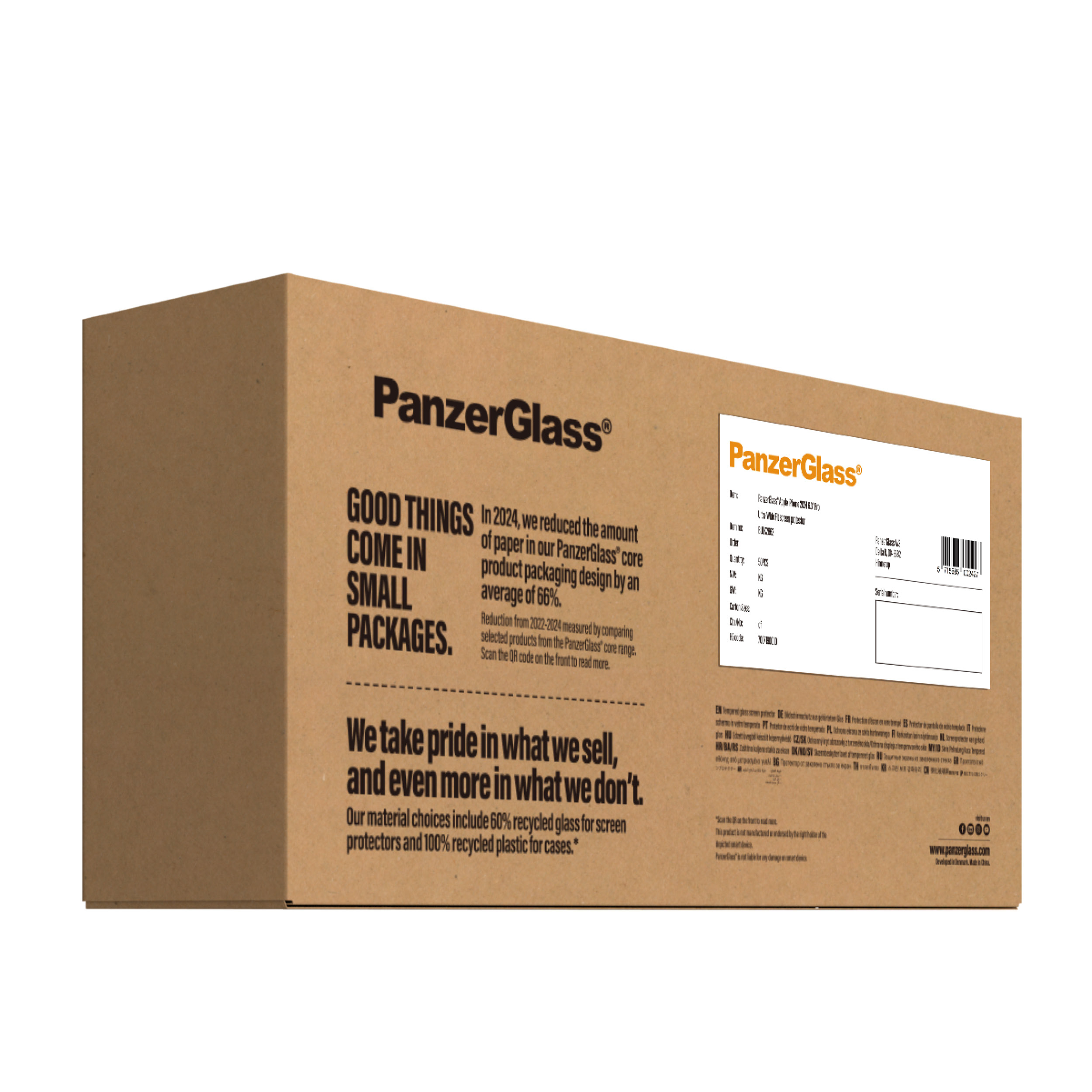 PanzerGlass � Screen Protector iPhone 16 Pro | Ultra-Wide Fit