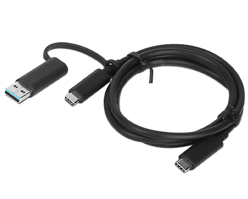 Lenovo 03X7470 cable USB 1 m USB A/USB C USB C Negro