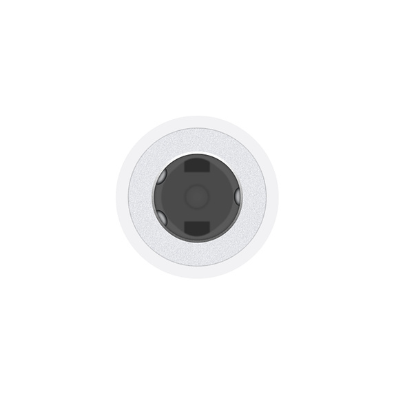 Apple MU7E2ZM/A c�ble de t�l�phone portable Blanc 3,5mm USB C