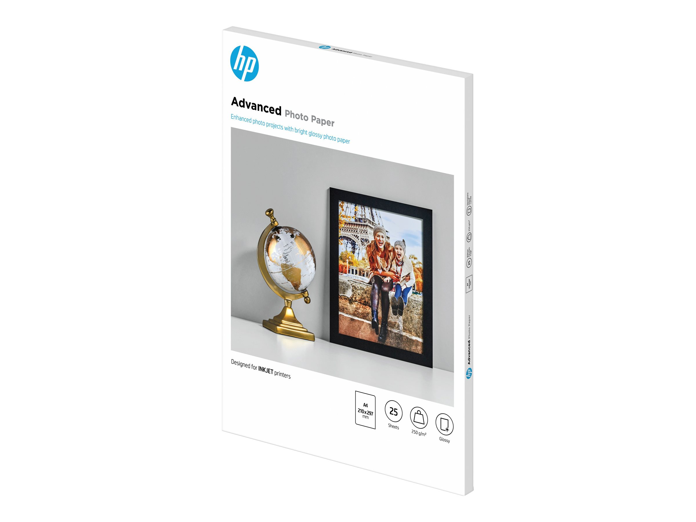 HP Advanced Glossy Photo Paper - Glnzend - A4 (210 x 297 mm)