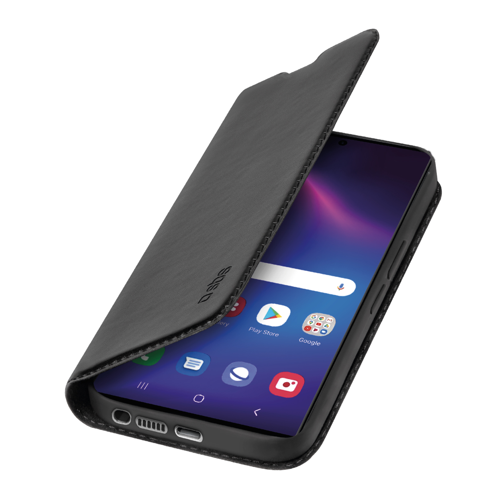 SBS Book Case Wallet Lite-Huelle fr Samsung Galaxy S24 Ultra schwarz