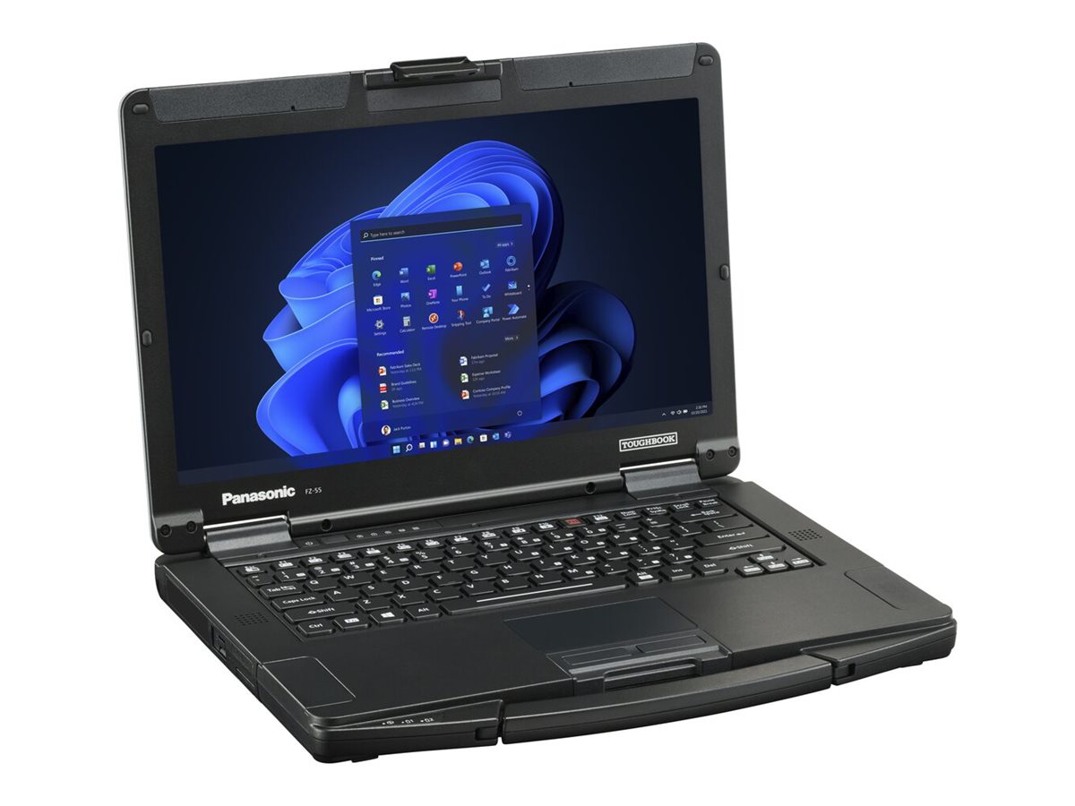 Panasonic Toughbook 55 - Robust - Intel Core i5 1345U - Win 11 Pro - UHD Graphics - 16 GB RAM - 512 GB SSD NVMe, TCG Opal Encryption - 35.6 cm (14)