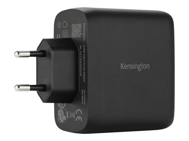 Kensington K33821EU  Kensington Chargeur secteur GaN 100W USB-C