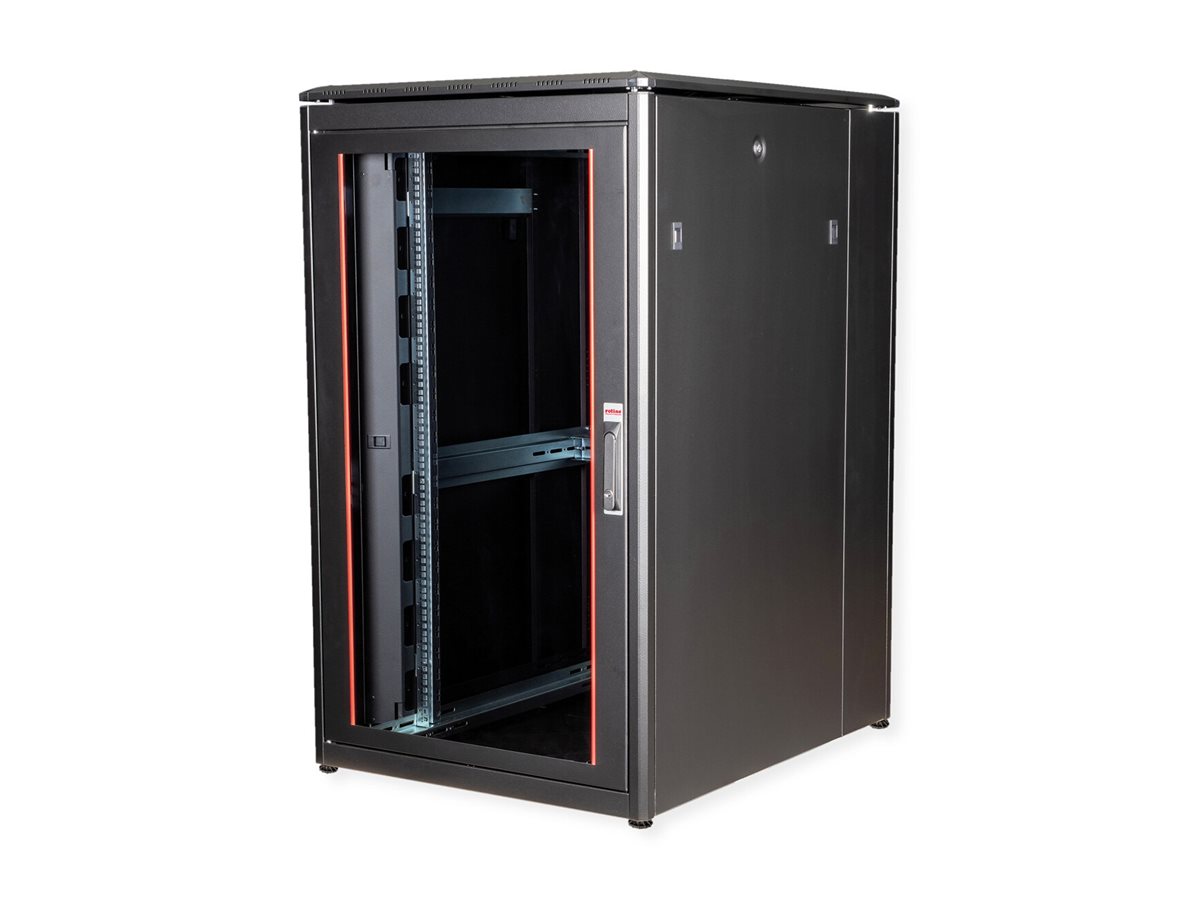 ROLINE Pro - Schrank Netzwerkschrank - mit Glast�r, 800 x 1000 mm (B x T)