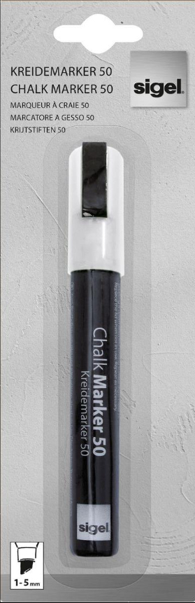 Sigel GL181 chalk marker White 1 pc(s)