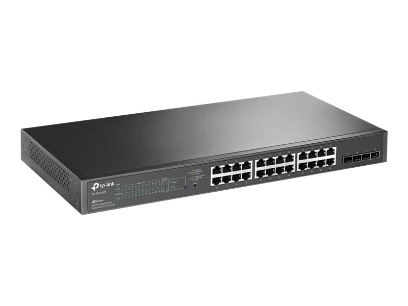 TP-Link Omada TL-SG2428P Gestito L2/L2+ Gigabit Ethernet (10/100/1000) Supporto Power over Ethernet (PoE) 1U Nero