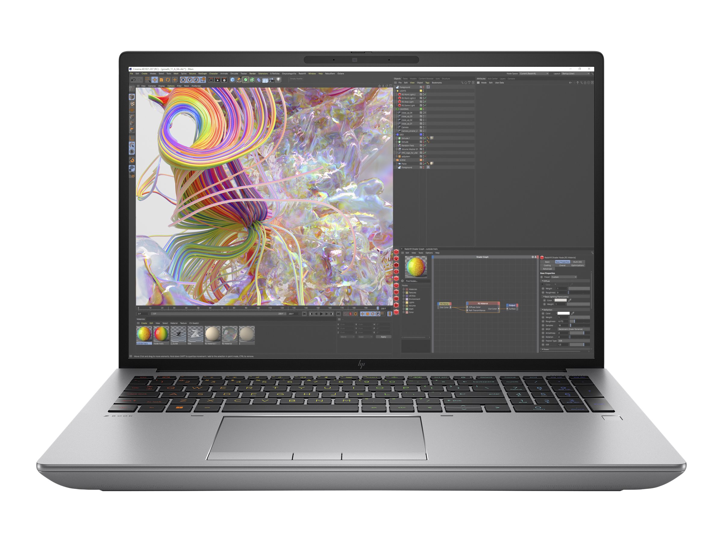 HP ZBook Fury 16 G9 Mobile Workstation - Intel Core i9 12950HX / 2.3 GHz - vPro - Win 11 Pro - RTX A3000 - 32 GB RAM - 1 TB SSD NVMe, TLC - 40.6 cm (16)