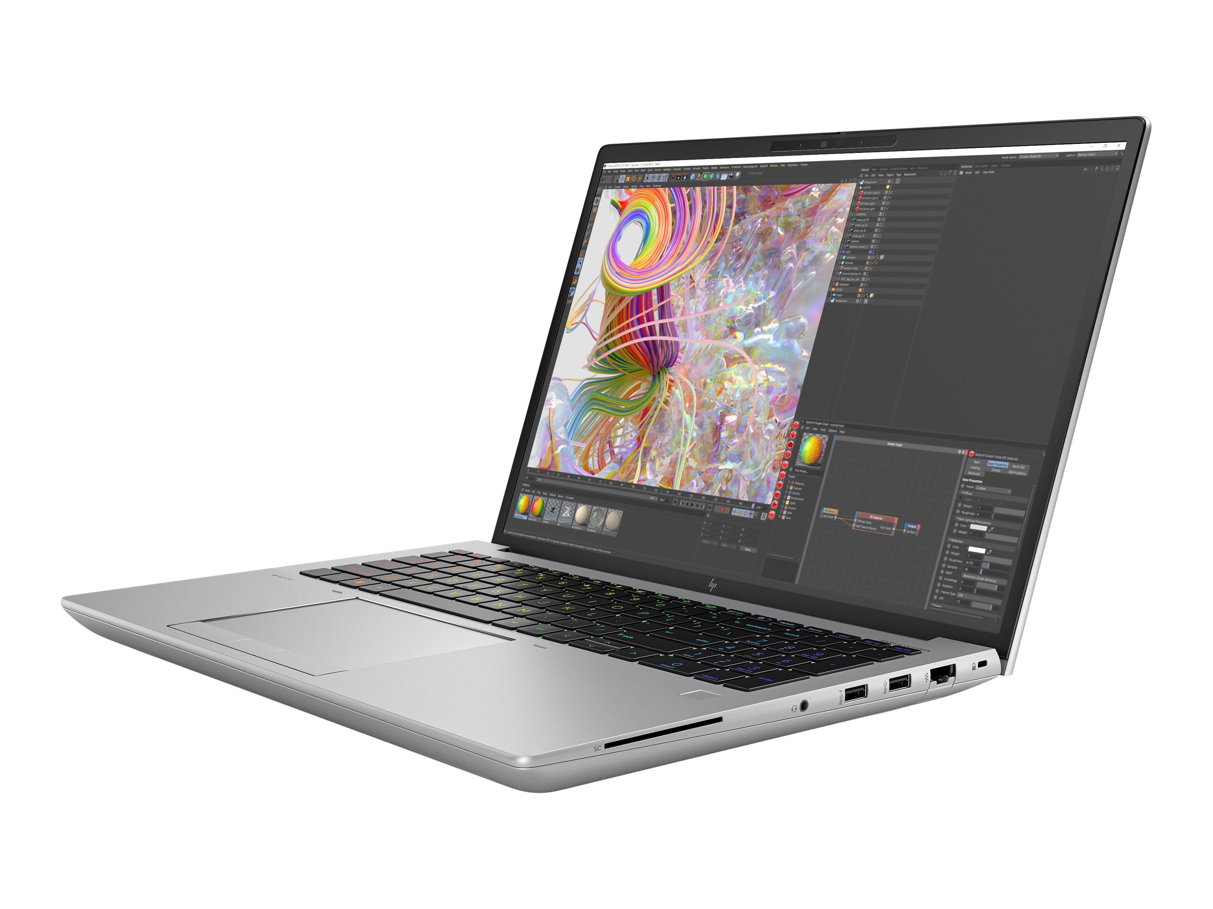 HP ZBook Fury 16 G9 Mobile Workstation - Intel Core i9 12950HX / 2.3 GHz - vPro - Win 11 Pro - RTX A3000 - 32 GB RAM - 1 TB SSD NVMe, TLC - 40.6 cm (16)