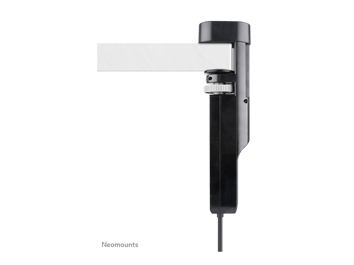 Neomounts DS22-840BL6 Regleta de sobremesa con abrazadera y puertos USB-C y USB-A - carga r�pida