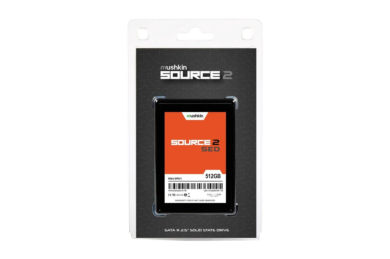 Mushkin Source 2 SED - SSD - verschl�sselt - 512 GB - intern - 2.5 (6.4 cm)