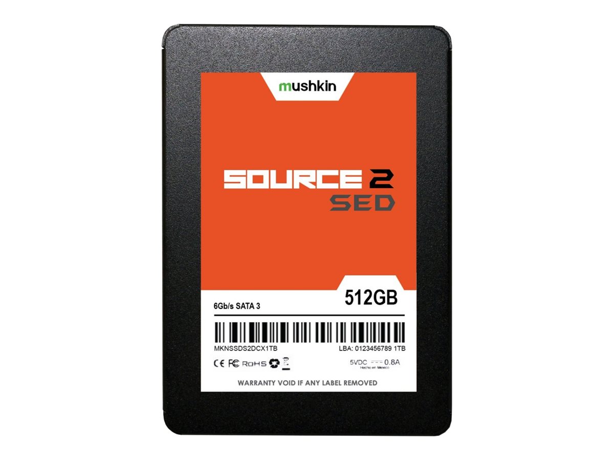 Mushkin Source 2 SED - SSD - verschl�sselt - 512 GB - intern - 2.5 (6.4 cm)