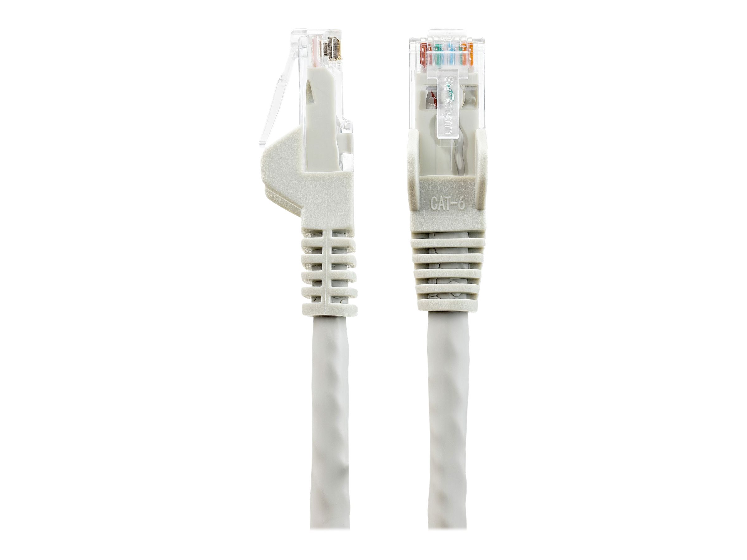 Cable Ethernet 10m Cat6 Plat Cable RJ45 10m Blanc, Gigabit Cable