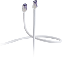 Flexline Patchkabel cat. 6A S/FTP hochflexibel kurze Bauform PIMF 500MHz grau 0.25m - Netzwerk - CAT 6a