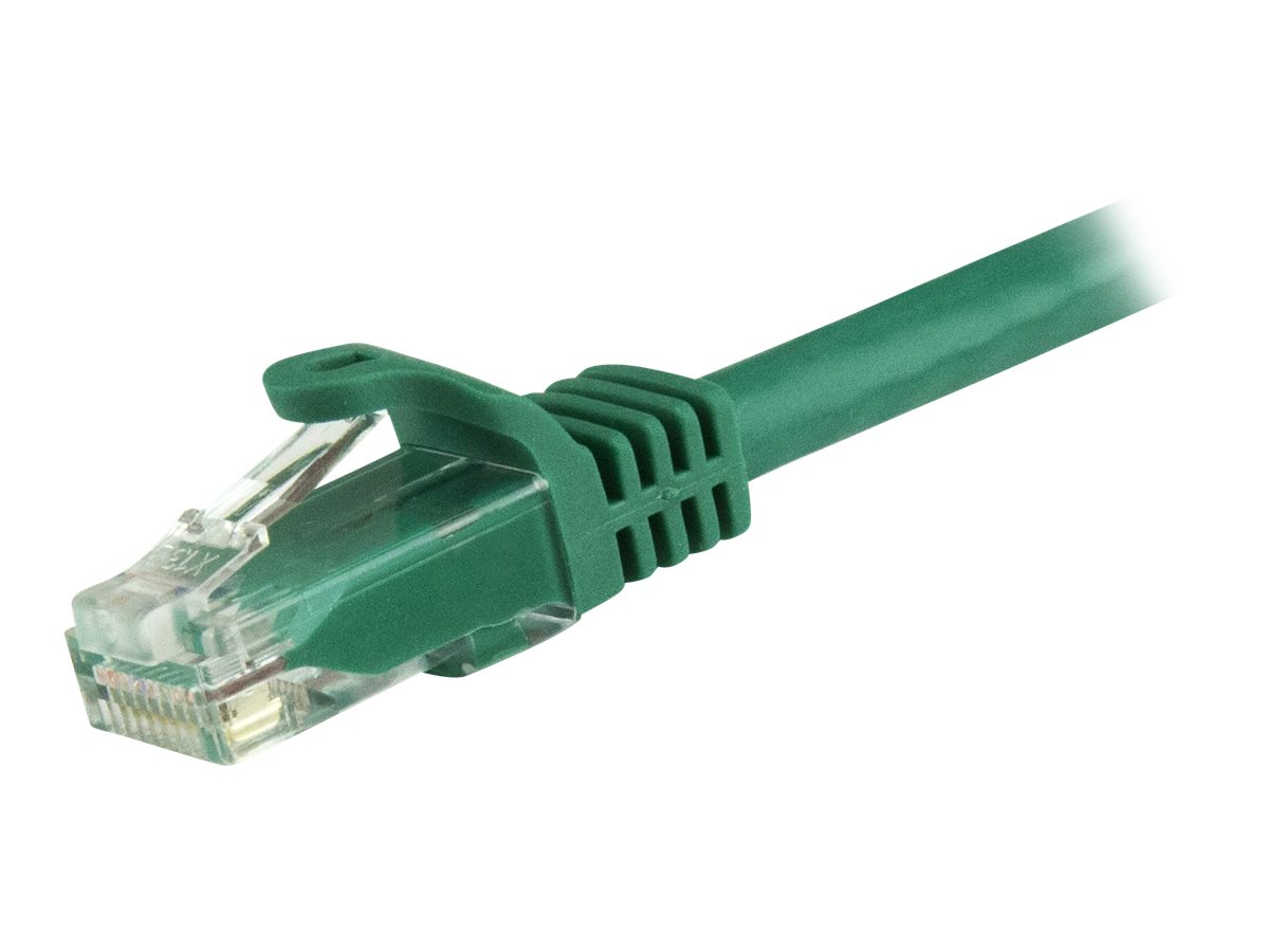 StarTech.com Cavo patch CAT6 da 7,5 m - Filo di rame al 100% - Connettore antistrappo - Verde