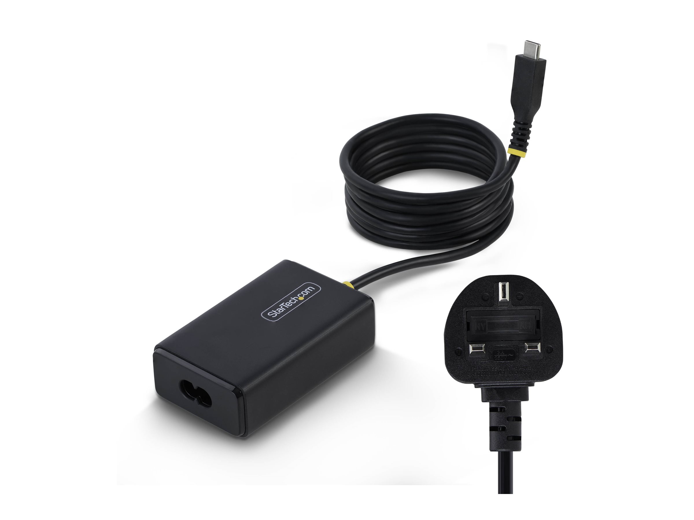 StarTech.com 165LE-USB-C-CHARGER adaptador e inversor de corriente Interior 65 W Negro