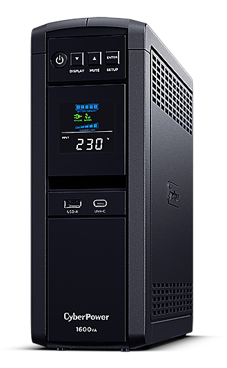 CyberPower CP1600EIPFCLCD uninterruptible power supply (UPS) Line-Interactive 1.6 kVA 1000 W 6 AC outlet(s)