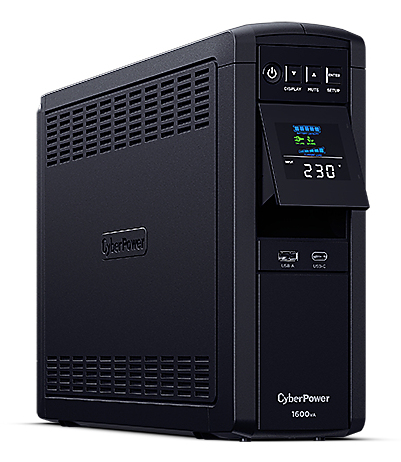 CyberPower CP1600EIPFCLCD uninterruptible power supply (UPS) Line-Interactive 1.6 kVA 1000 W 6 AC outlet(s)