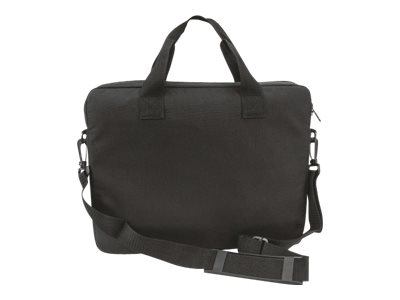 Manhattan Malet�n para port�til London 14,1, tipo top loader, negro, ECON�MICO, bolsillo para accesorios, correa de hombro desmontable, funda para port�til, garant�a 3 a�os
