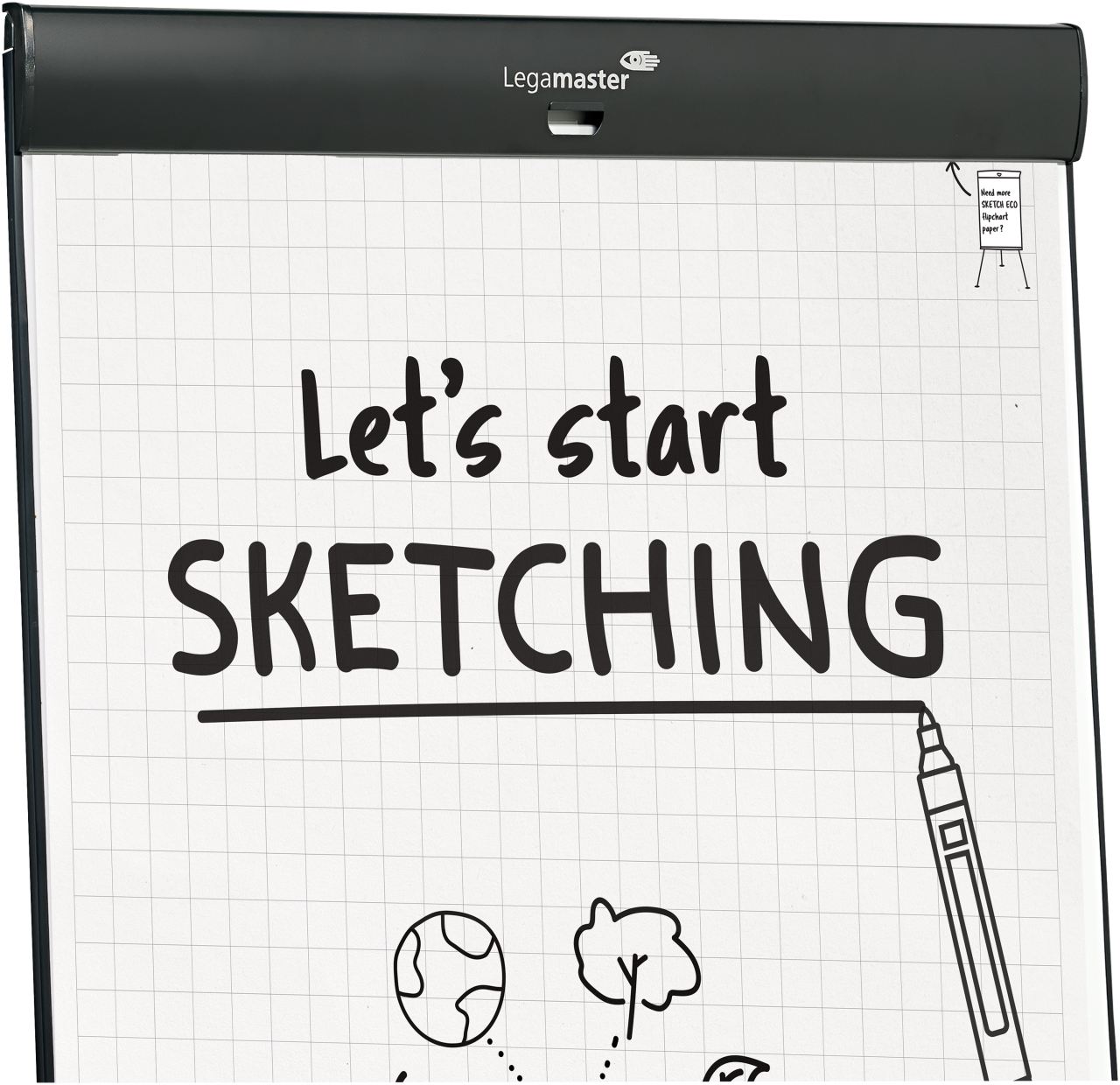LEGAMASTER Flipchart Sketch Pro