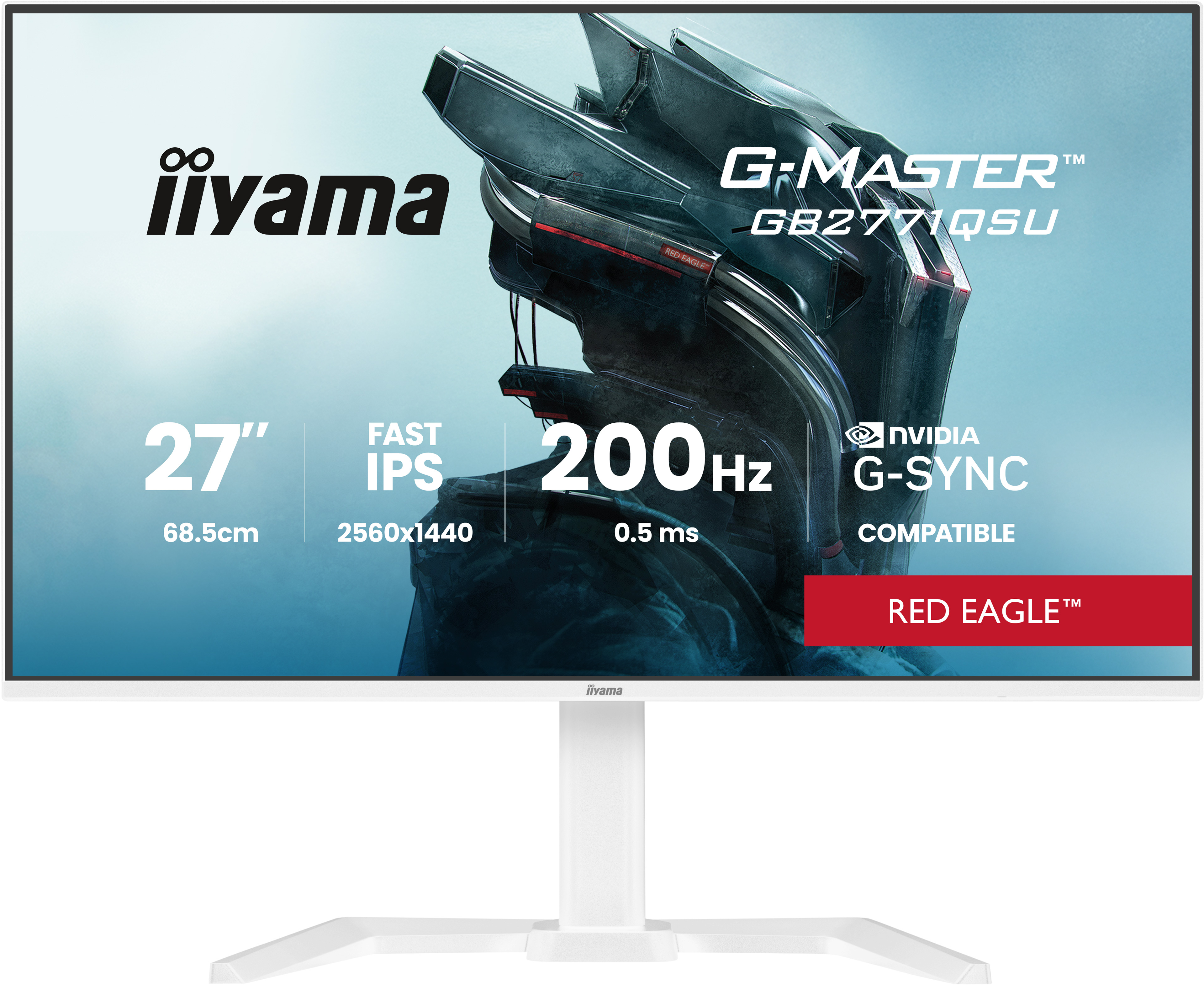 Iiyama G-Master GB2771QSU-W1 27 Fast-IP - Flachbildschirm (TFT/LCD) - 27