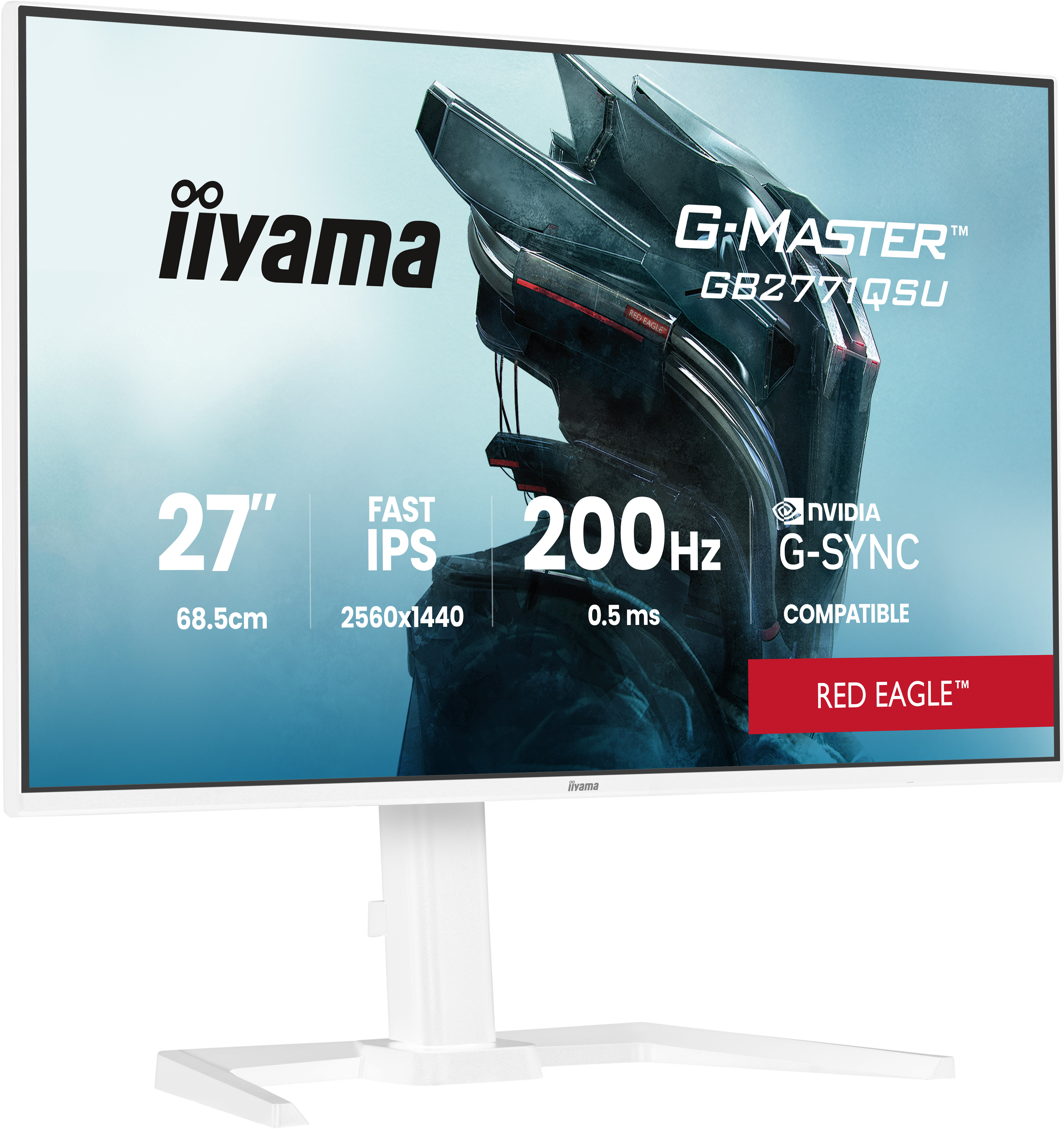 Iiyama G-Master GB2771QSU-W1 27 Fast-IP - Flachbildschirm (TFT/LCD) - 27