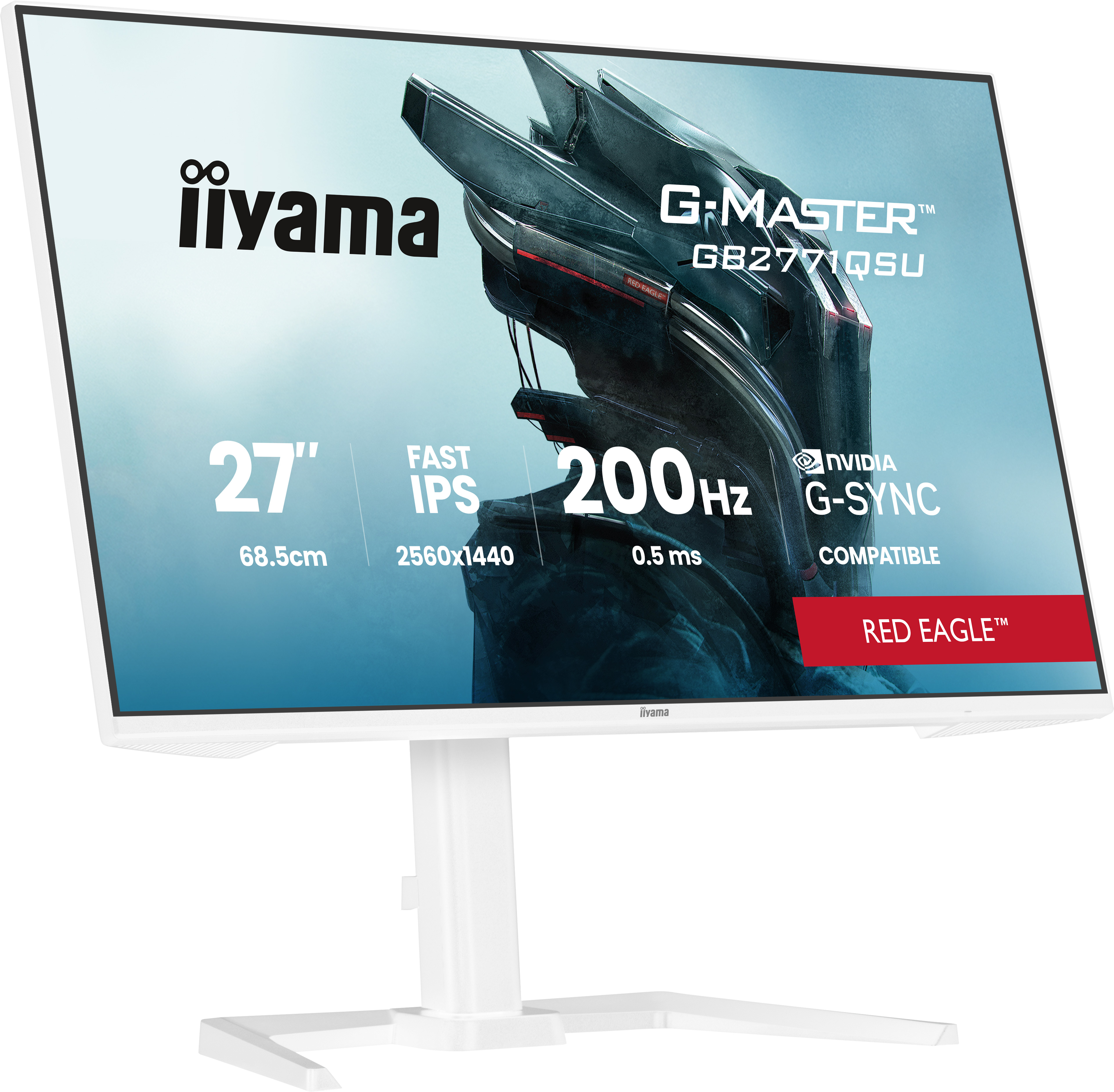 Iiyama G-Master GB2771QSU-W1 27 Fast-IP - Flachbildschirm (TFT/LCD) - 27