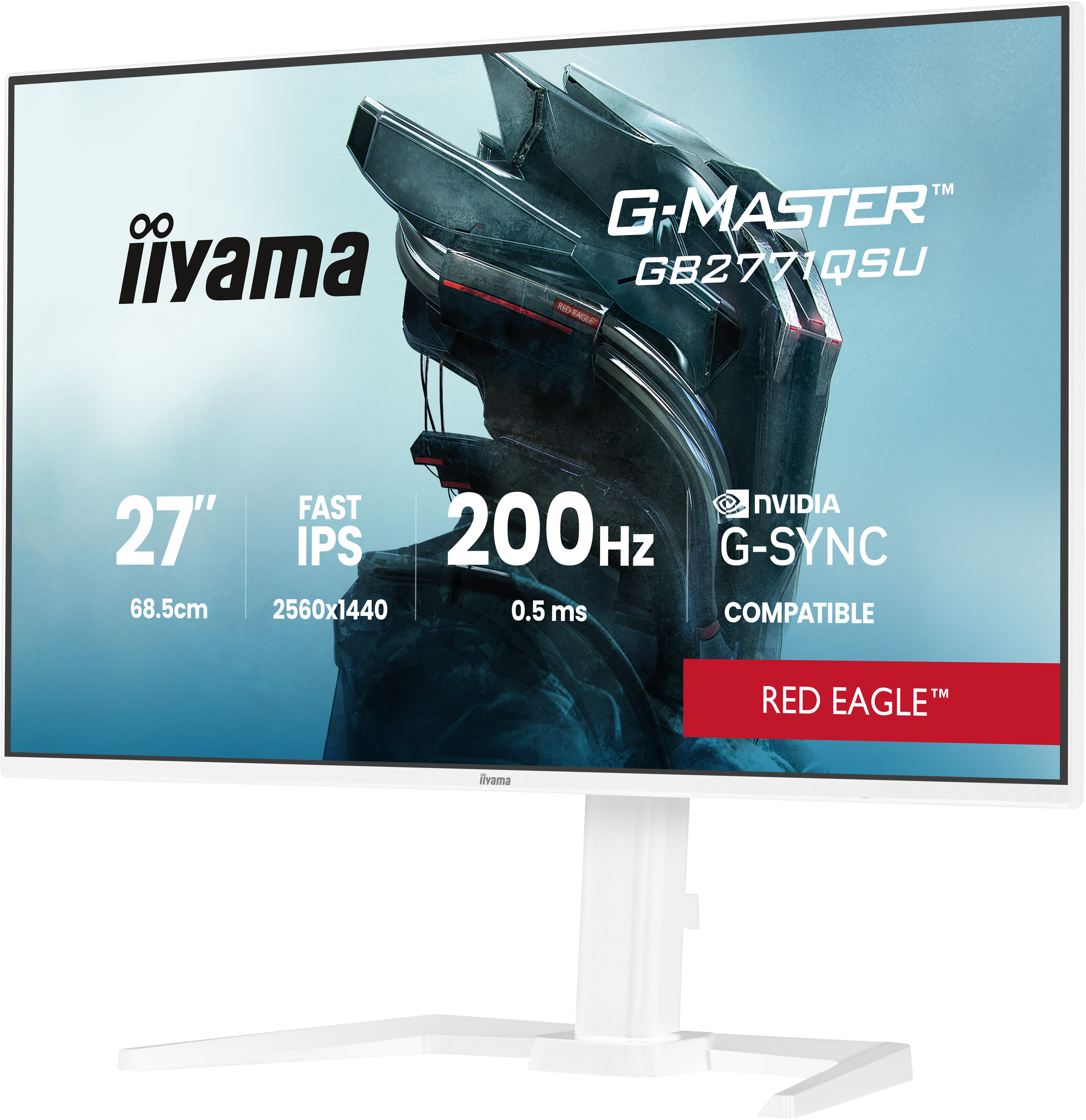 Iiyama G-Master GB2771QSU-W1 27 Fast-IP - Flachbildschirm (TFT/LCD) - 27