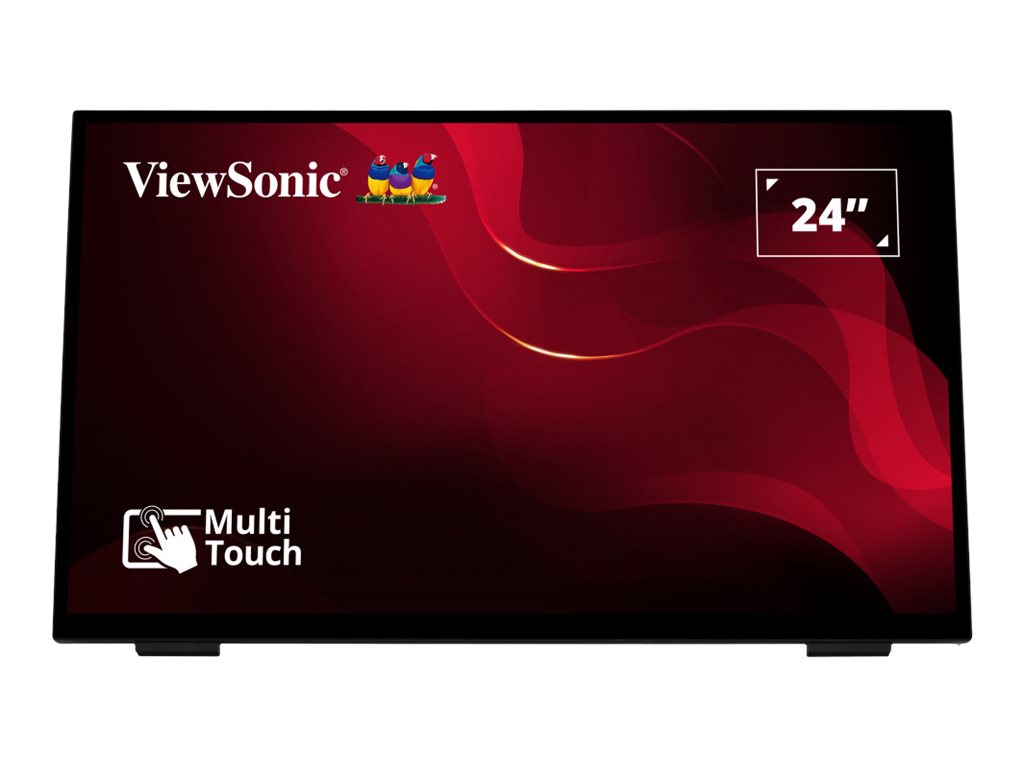Viewsonic TD2465 pantalla de se�alizaci�n Panel plano interactivo 61 cm (24) LED 250 cd / m� Full HD Negro Pantalla t�ctil