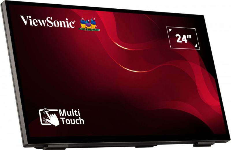 Viewsonic TD2465 pantalla de se�alizaci�n Panel plano interactivo 61 cm (24) LED 250 cd / m� Full HD Negro Pantalla t�ctil