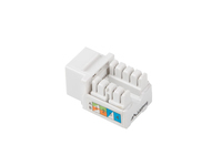 Lanberg KSU6-1090 - Flach - Wei - RJ-45 - LSA - Mnnlich - Weiblich