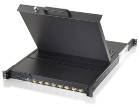 LevelOne KCM-0831 interruptor KVM Negro