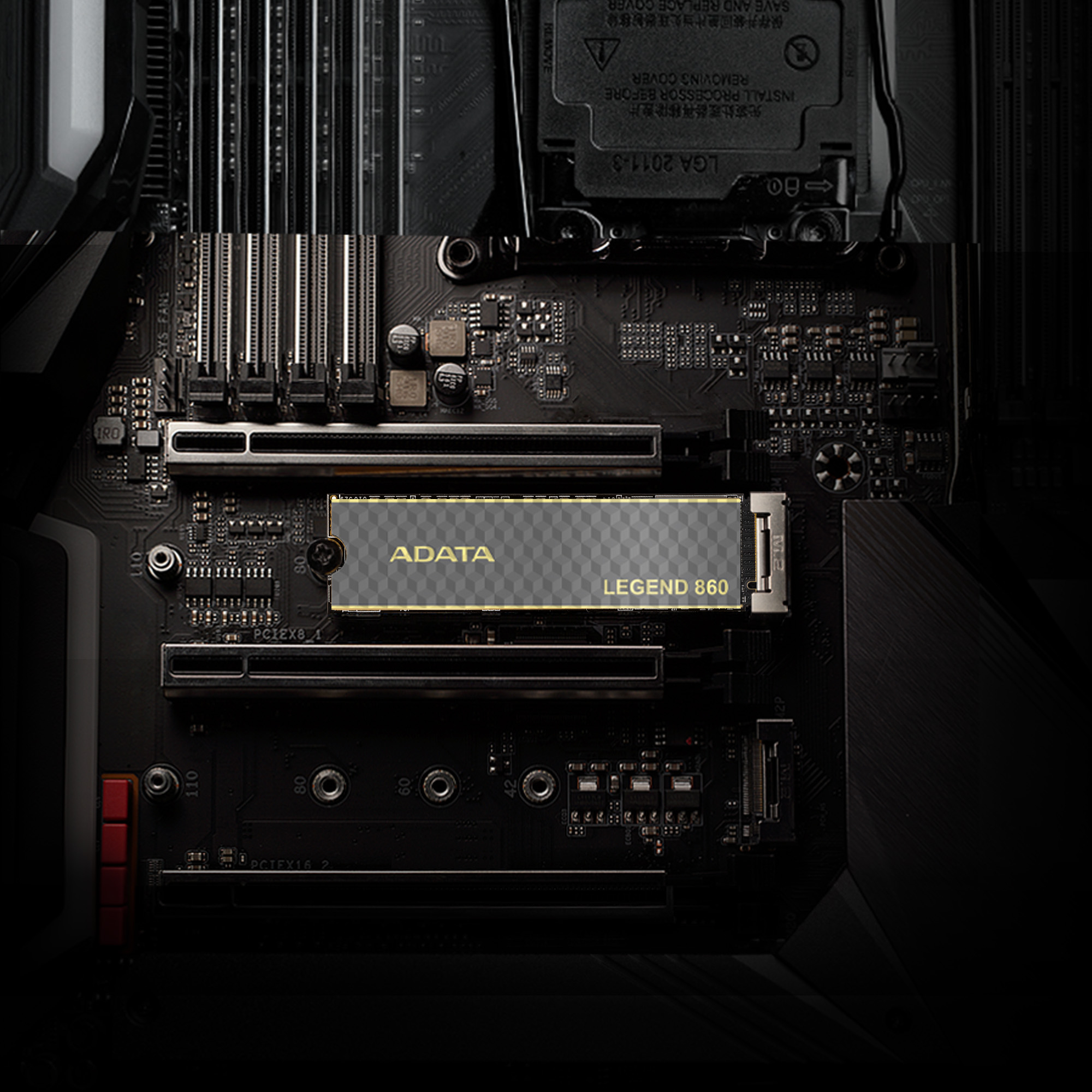 ADATA Legend 860 - SSD - 500 GB - intern - M.2 2280 - PCIe 4.0 x4 (NVMe)