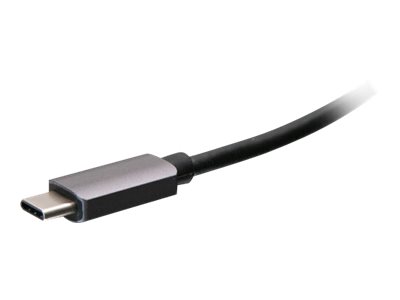 C2G Mini dock USB-C 8 in 1 con HDMI, 2 porte USB-A, Ethernet, lettore schede SD e tecnologia Power Delivery USB-C fino a 100 W - 4K 30 Hz