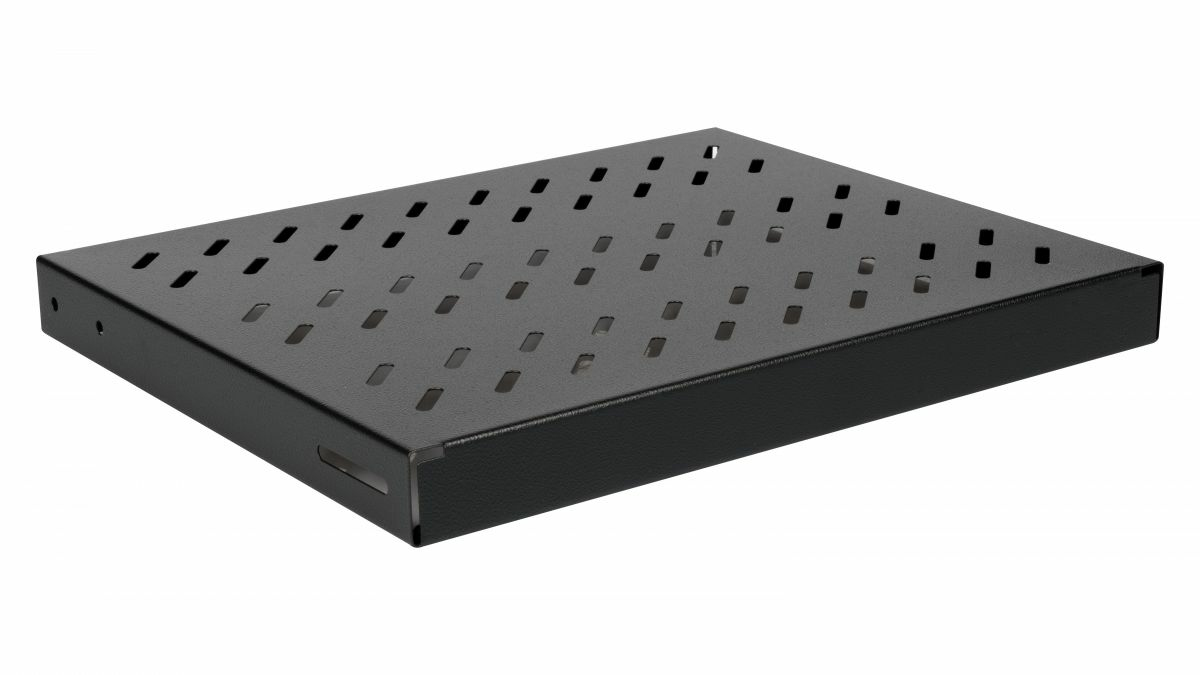Equip Fachboden variabel 19 f�r Serverschr�nke 1U 35cm sw - 0,35 m