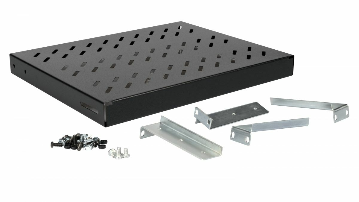 Equip Fachboden variabel 19 f�r Serverschr�nke 1U 35cm sw - 0,35 m